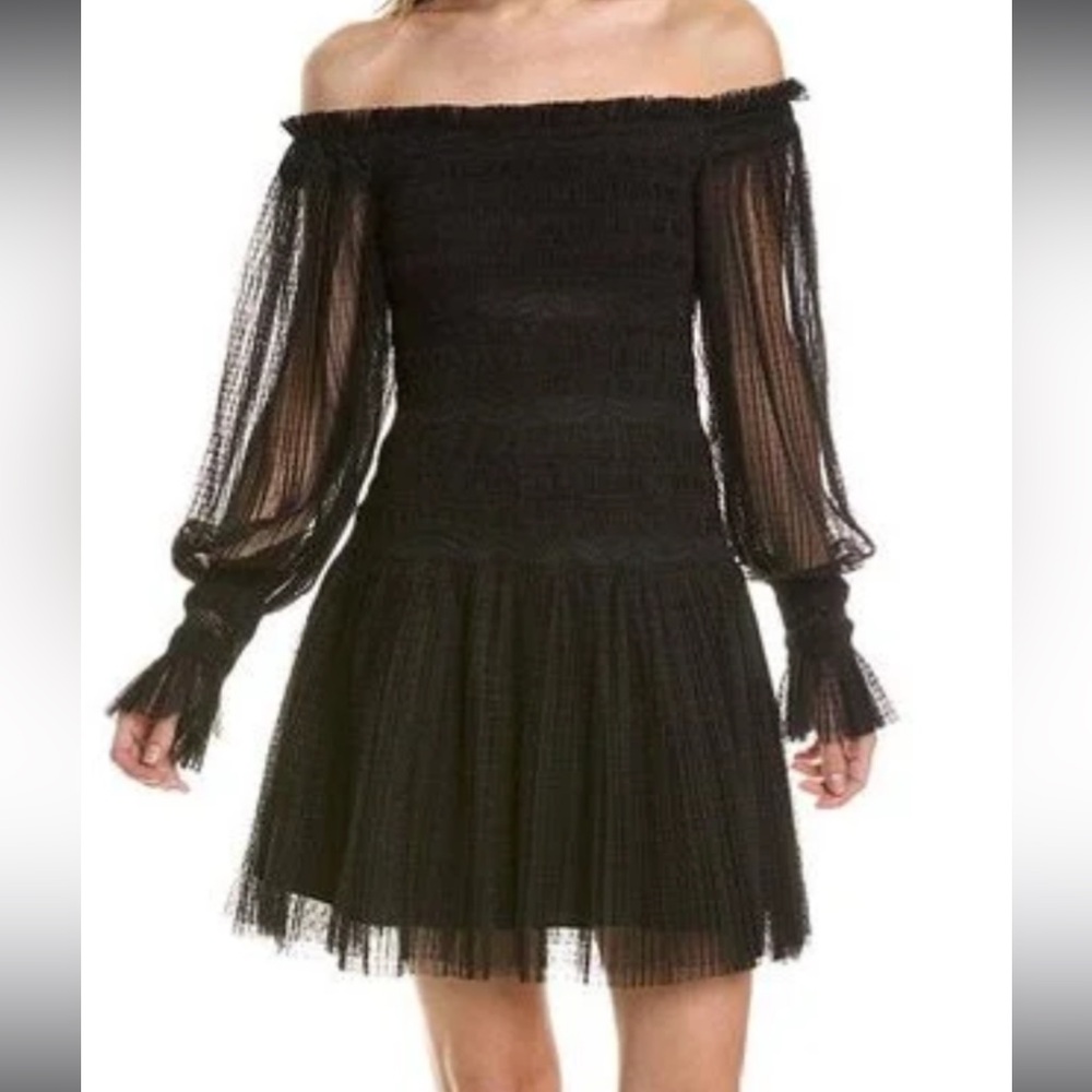 AllSaints Layla Mini Dress in Black
